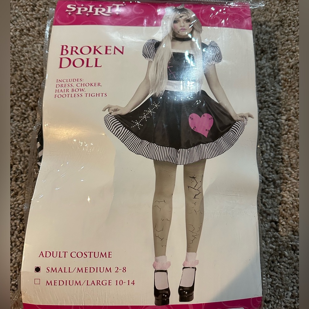 Halloween Costume; adult S/M size 2-8;